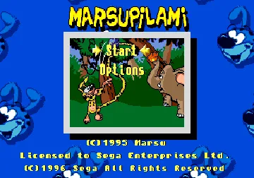 Marsupilami (Europe) (En,Fr,De,Es,It) screen shot title